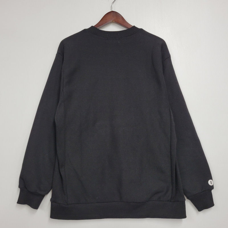 【中古品】【メンズ】 エレクトリック E24FU11 UNDERBOLT LOGO CREWNECK SWEATSHIRT アンダーボルト ロゴ クルーネック スウェットシャツ トップス 長袖 147-260324-ya-04-izu サイズ：M カラー：BLACK 万代Net店