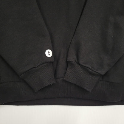【中古品】【メンズ】 エレクトリック E24FU11 UNDERBOLT LOGO CREWNECK SWEATSHIRT アンダーボルト ロゴ クルーネック スウェットシャツ トップス 長袖 147-260324-ya-04-izu サイズ：M カラー：BLACK 万代Net店