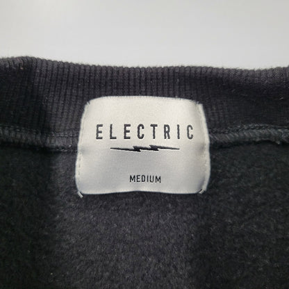 【中古品】【メンズ】 エレクトリック E24FU11 UNDERBOLT LOGO CREWNECK SWEATSHIRT アンダーボルト ロゴ クルーネック スウェットシャツ トップス 長袖 147-260324-ya-04-izu サイズ：M カラー：BLACK 万代Net店