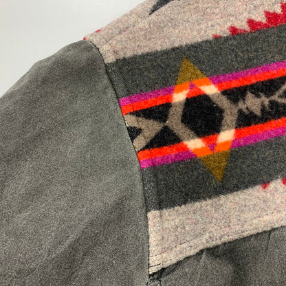 【中古品】【メンズ】 HIGH GRADE WESTERNWEAR NATIVE PATTERN SWITCHING LOOSE DENIM JACKET ハイグレード ウエスタンウェア デニム ジャケット 146-260320-kh-08-izu サイズ：XL カラー：グレー 万代Net店