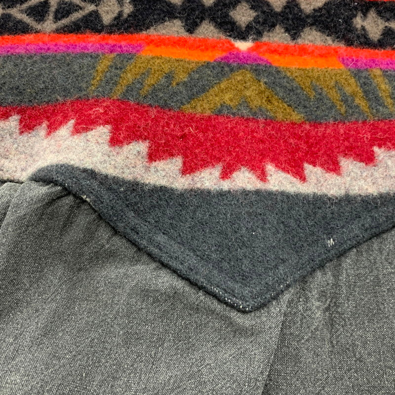 【中古品】【メンズ】 HIGH GRADE WESTERNWEAR NATIVE PATTERN SWITCHING LOOSE DENIM JACKET ハイグレード ウエスタンウェア デニム ジャケット 146-260320-kh-08-izu サイズ：XL カラー：グレー 万代Net店