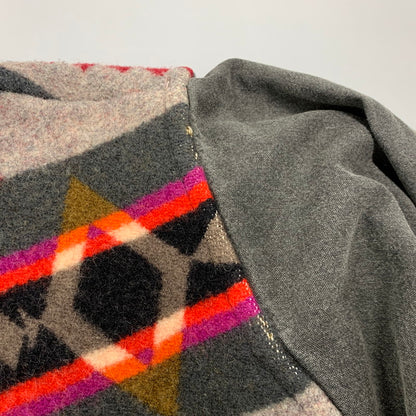 【中古品】【メンズ】 HIGH GRADE WESTERNWEAR NATIVE PATTERN SWITCHING LOOSE DENIM JACKET ハイグレード ウエスタンウェア デニム ジャケット 146-260320-kh-08-izu サイズ：XL カラー：グレー 万代Net店