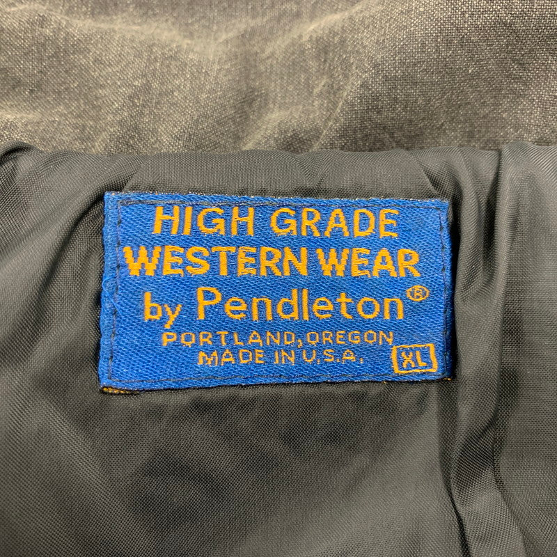 【中古品】【メンズ】 HIGH GRADE WESTERNWEAR NATIVE PATTERN SWITCHING LOOSE DENIM JACKET ハイグレード ウエスタンウェア デニム ジャケット 146-260320-kh-08-izu サイズ：XL カラー：グレー 万代Net店