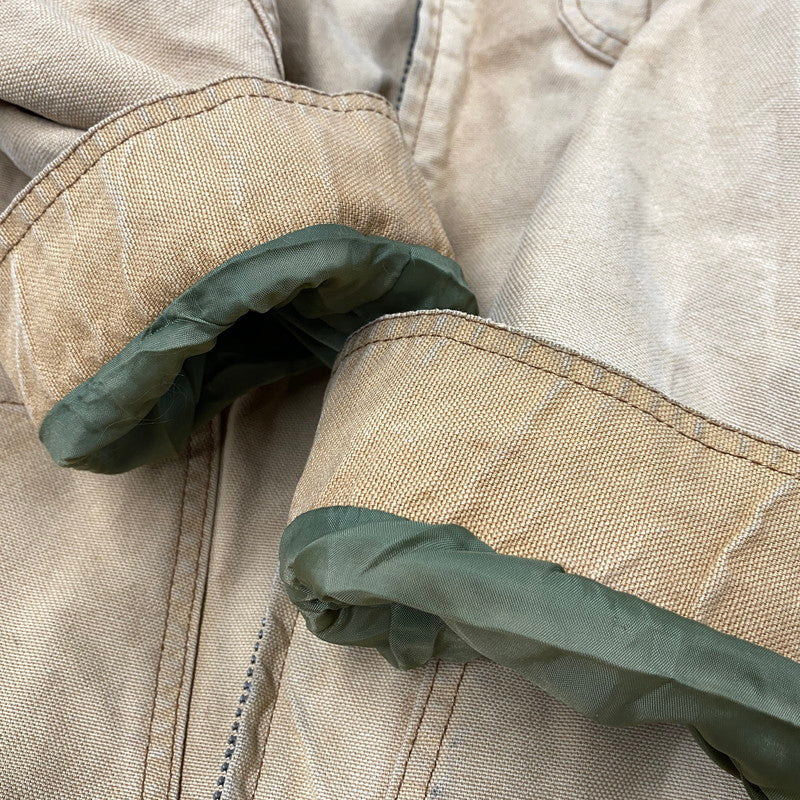 【現状渡し品】【メンズ】 70’S USA製 BOA LINER DUCK COVERALL ボア ライナー ダック カバーオール アウター 146-260320-ya-09-izu サイズ：S カラー：BEIGE 万代Net店