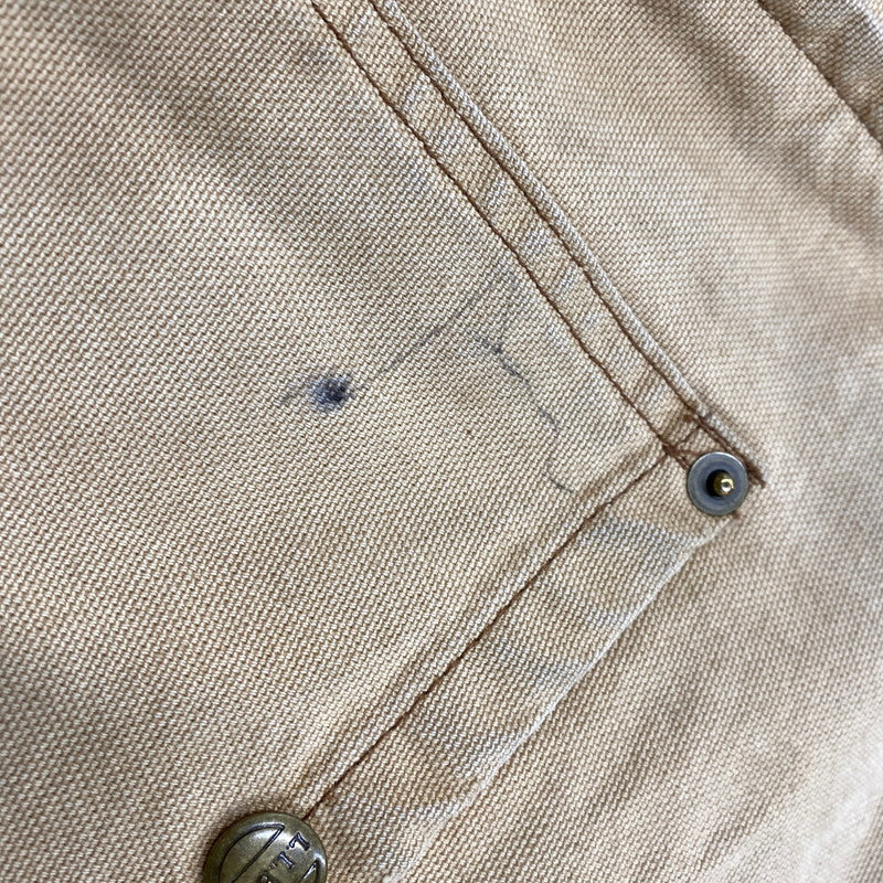 【現状渡し品】【メンズ】 70’S USA製 BOA LINER DUCK COVERALL ボア ライナー ダック カバーオール アウター 146-260320-ya-09-izu サイズ：S カラー：BEIGE 万代Net店