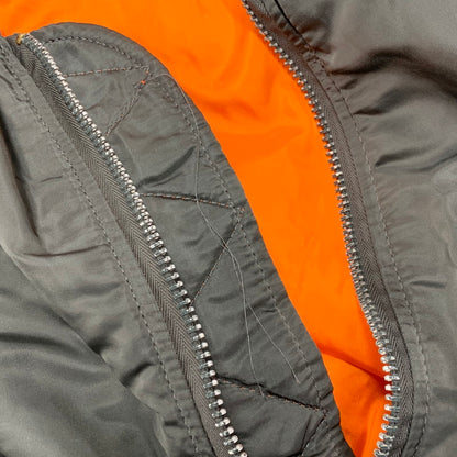 【中古品】【メンズ】 ALPHA INDUSTRIES アルファ インダストリーズ MA-1 FLIGHT JACKET フライト ジャケット アウター 146-260320-kh-07-izu サイズ：S カラー：グレー 万代Net店