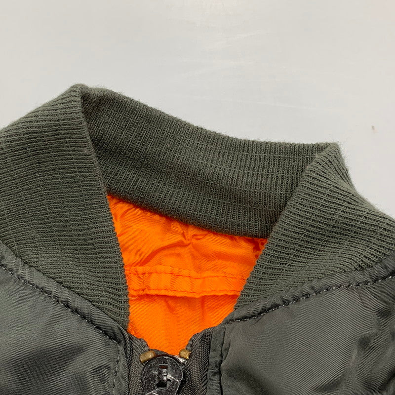 【中古品】【メンズ】 ALPHA INDUSTRIES アルファ インダストリーズ MA-1 FLIGHT JACKET フライト ジャケット アウター 146-260320-kh-07-izu サイズ：S カラー：グレー 万代Net店