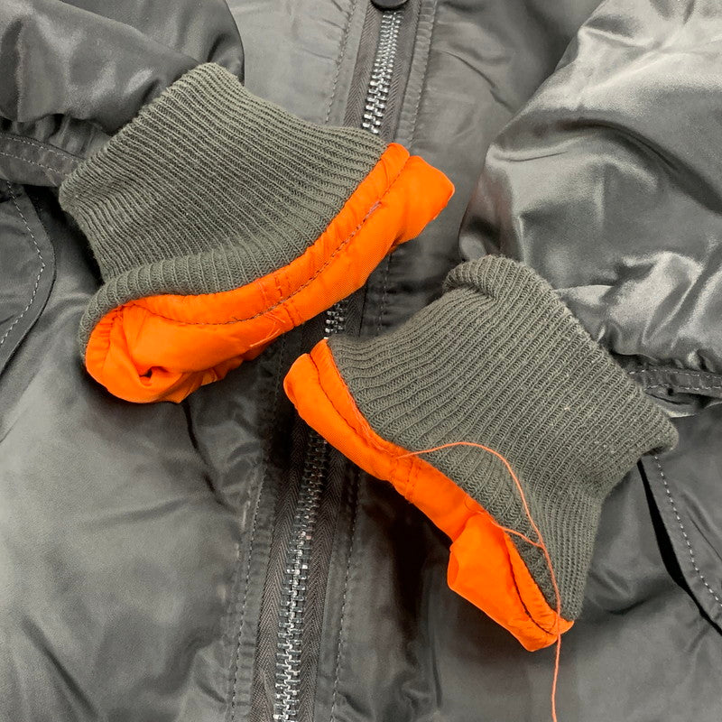 【中古品】【メンズ】 ALPHA INDUSTRIES アルファ インダストリーズ MA-1 FLIGHT JACKET フライト ジャケット アウター 146-260320-kh-07-izu サイズ：S カラー：グレー 万代Net店