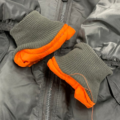【中古品】【メンズ】 ALPHA INDUSTRIES アルファ インダストリーズ MA-1 FLIGHT JACKET フライト ジャケット アウター 146-260320-kh-07-izu サイズ：S カラー：グレー 万代Net店