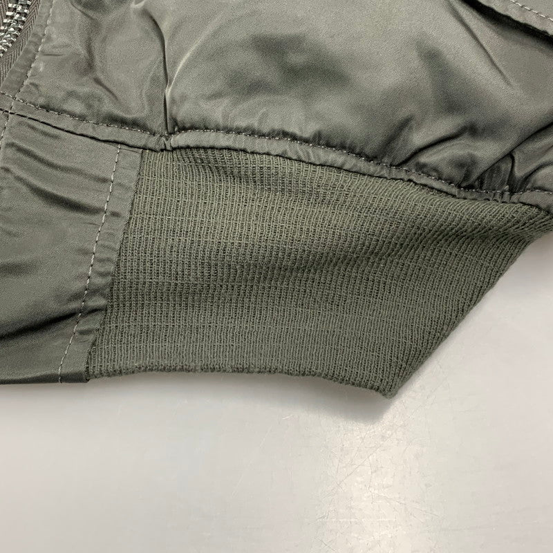 【中古品】【メンズ】 ALPHA INDUSTRIES アルファ インダストリーズ MA-1 FLIGHT JACKET フライト ジャケット アウター 146-260320-kh-07-izu サイズ：S カラー：グレー 万代Net店