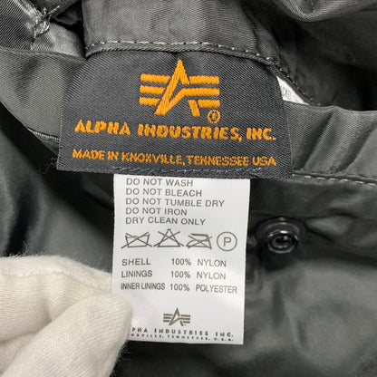 【中古品】【メンズ】 ALPHA INDUSTRIES アルファ インダストリーズ MA-1 FLIGHT JACKET フライト ジャケット アウター 146-260320-kh-07-izu サイズ：S カラー：グレー 万代Net店