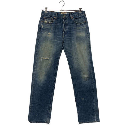【現状渡し品】【メンズ】 50166-0022 刻印3401 1966 SPECIAL EDITION DAMAGE DENIM PANTS スペシャル エディション ダメージ デニム パンツ ボトムス ズボン 157-260322-cs-20-izu サイズ：W31 L32 カラー：インディゴ 万代Net店