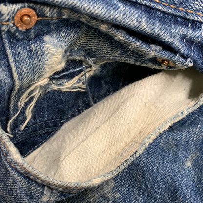 【現状渡し品】【メンズ】 50166-0022 刻印3401 1966 SPECIAL EDITION DAMAGE DENIM PANTS スペシャル エディション ダメージ デニム パンツ ボトムス ズボン 157-260322-cs-20-izu サイズ：W31 L32 カラー：インディゴ 万代Net店