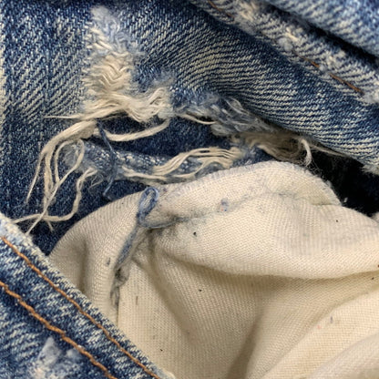 【現状渡し品】【メンズ】 50166-0022 刻印3401 1966 SPECIAL EDITION DAMAGE DENIM PANTS スペシャル エディション ダメージ デニム パンツ ボトムス ズボン 157-260322-cs-20-izu サイズ：W31 L32 カラー：インディゴ 万代Net店