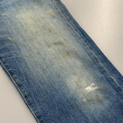 【現状渡し品】【メンズ】 50166-0022 刻印3401 1966 SPECIAL EDITION DAMAGE DENIM PANTS スペシャル エディション ダメージ デニム パンツ ボトムス ズボン 157-260322-cs-20-izu サイズ：W31 L32 カラー：インディゴ 万代Net店