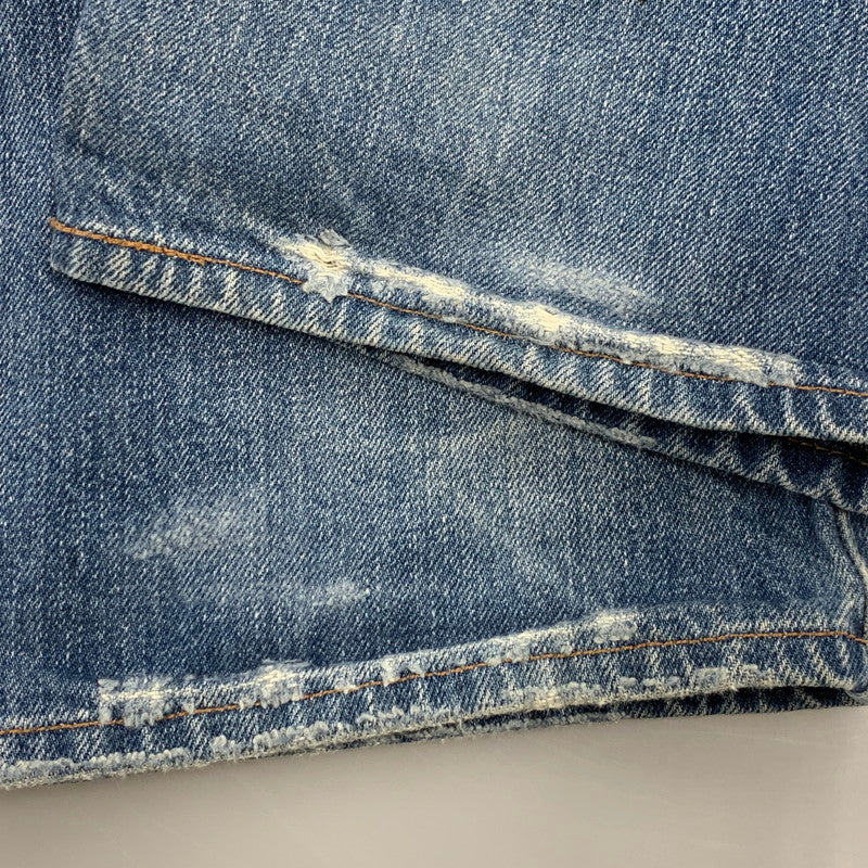 【現状渡し品】【メンズ】 50166-0022 刻印3401 1966 SPECIAL EDITION DAMAGE DENIM PANTS スペシャル エディション ダメージ デニム パンツ ボトムス ズボン 157-260322-cs-20-izu サイズ：W31 L32 カラー：インディゴ 万代Net店