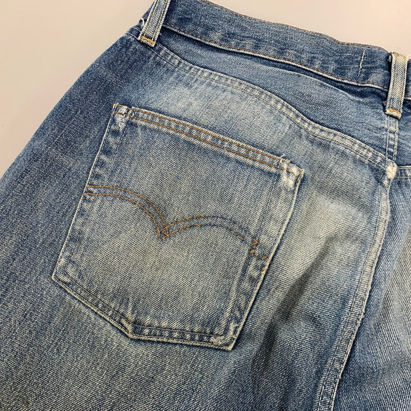 【現状渡し品】【メンズ】 50166-0022 刻印3401 1966 SPECIAL EDITION DAMAGE DENIM PANTS スペシャル エディション ダメージ デニム パンツ ボトムス ズボン 157-260322-cs-20-izu サイズ：W31 L32 カラー：インディゴ 万代Net店