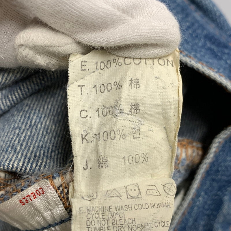 【現状渡し品】【メンズ】 50166-0022 刻印3401 1966 SPECIAL EDITION DAMAGE DENIM PANTS スペシャル エディション ダメージ デニム パンツ ボトムス ズボン 157-260322-cs-20-izu サイズ：W31 L32 カラー：インディゴ 万代Net店