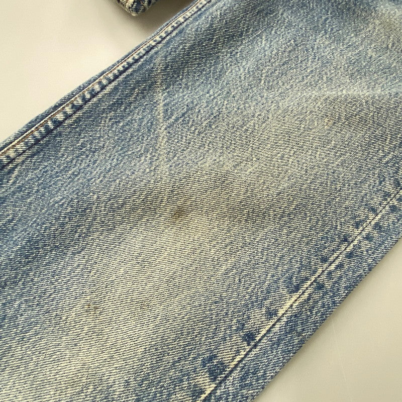 【中古品】【メンズ】 501-0115 刻印524 USA製 89年製造 ナイロンフットボタン 80’S DENIM PANTS デニム パンツ ズボン ボトムス 157-260320-ya-06-izu サイズ：30×30 カラー：インディゴ 万代Net店