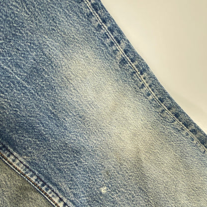 【中古品】【メンズ】 501-0115 刻印524 USA製 89年製造 ナイロンフットボタン 80’S DENIM PANTS デニム パンツ ズボン ボトムス 157-260320-ya-06-izu サイズ：30×30 カラー：インディゴ 万代Net店