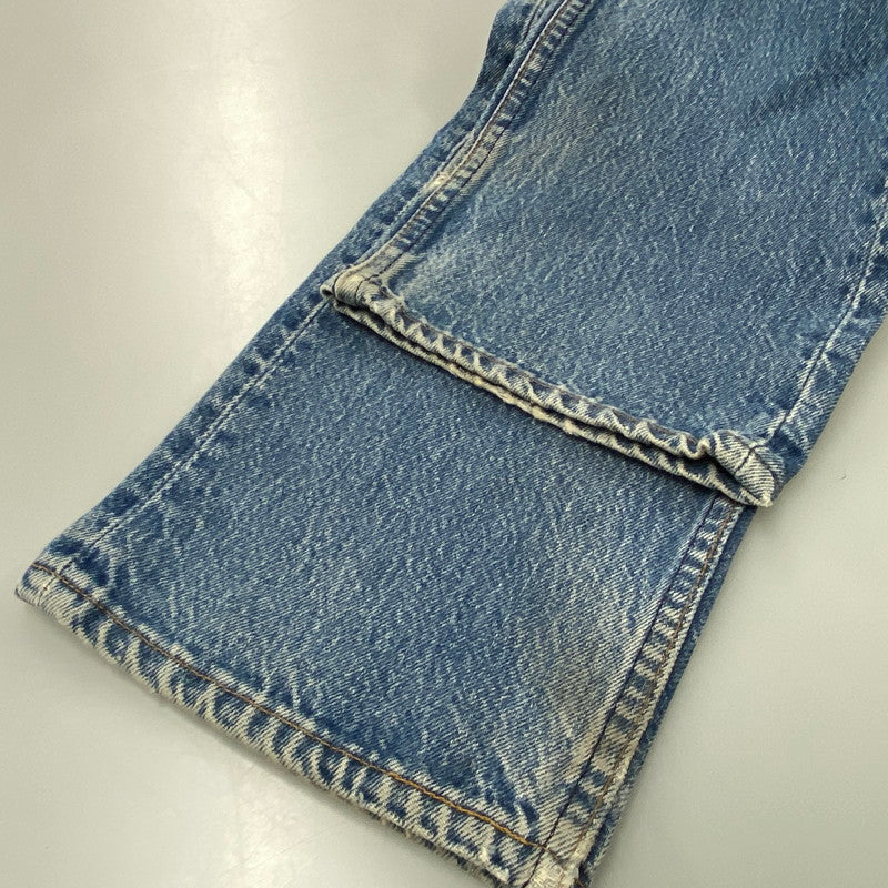【中古品】【メンズ】 501-0115 刻印524 USA製 89年製造 ナイロンフットボタン 80’S DENIM PANTS デニム パンツ ズボン ボトムス 157-260320-ya-06-izu サイズ：30×30 カラー：インディゴ 万代Net店