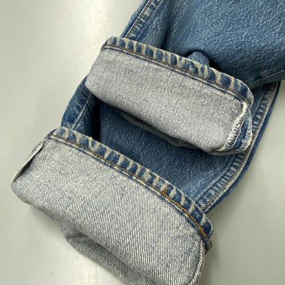 【中古品】【メンズ】 501-0115 刻印524 USA製 89年製造 ナイロンフットボタン 80’S DENIM PANTS デニム パンツ ズボン ボトムス 157-260320-ya-06-izu サイズ：30×30 カラー：インディゴ 万代Net店