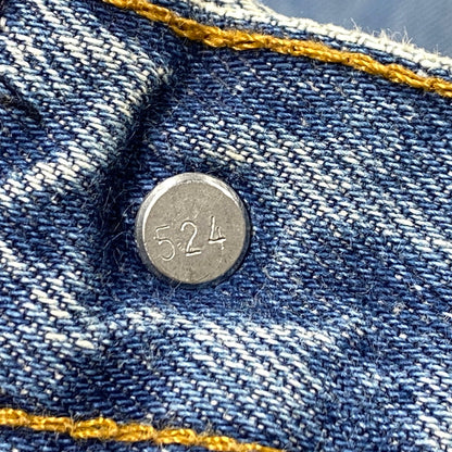 【中古品】【メンズ】 501-0115 刻印524 USA製 89年製造 ナイロンフットボタン 80’S DENIM PANTS デニム パンツ ズボン ボトムス 157-260320-ya-06-izu サイズ：30×30 カラー：インディゴ 万代Net店