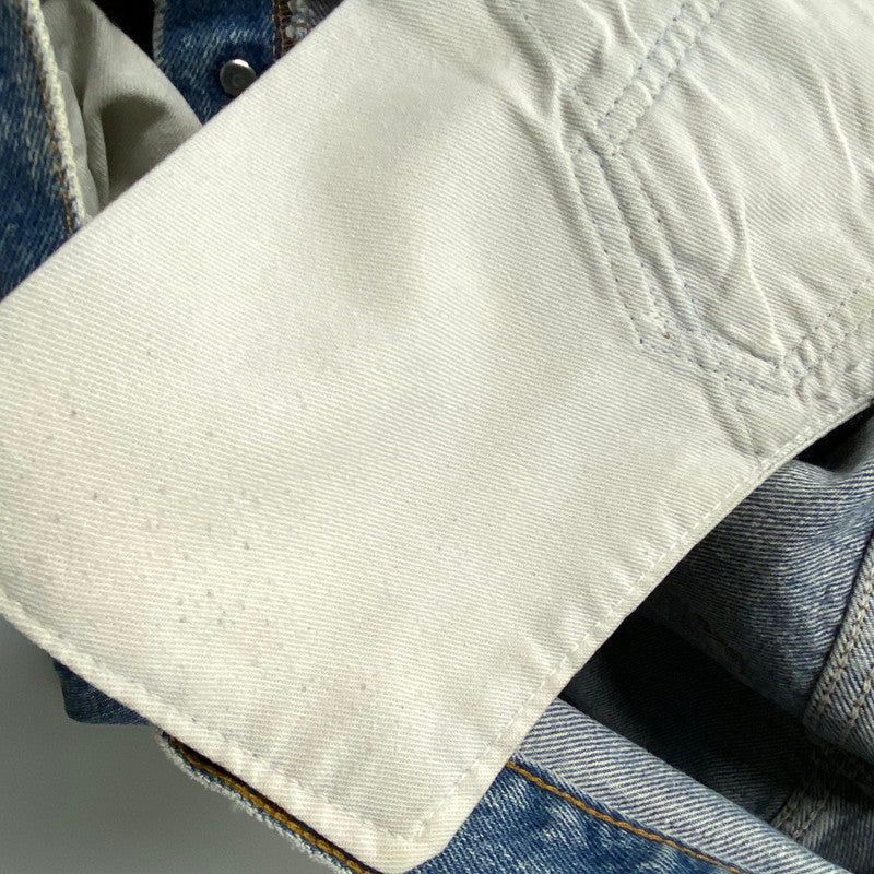 【中古品】【メンズ】 501-0115 刻印524 USA製 89年製造 ナイロンフットボタン 80’S DENIM PANTS デニム パンツ ズボン ボトムス 157-260320-ya-06-izu サイズ：30×30 カラー：インディゴ 万代Net店