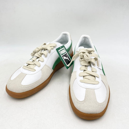 【中古美品】【メンズ】 396464-07 PALERMO LEATHER パレルモ レザー スニーカー シューズ 靴 162-260324-ya-10-izu サイズ：28cm カラー：PUMA WHITE/VAPOR GRAY/ARCHIVE GREEN 万代Net店