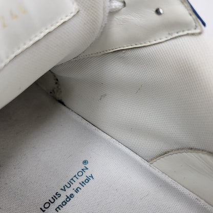 【中古品】【メンズ/レディース】 LOUIS VUITTON ルイ・ヴィトン LV TRAINER SNEAKER NV0244 トレイナー スニーカー シューズ 靴 179-260320-ay-02-izu サイズ：6 カラー：ブルー 万代Net店