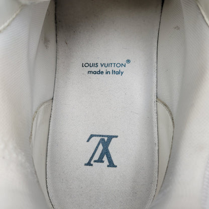 【中古品】【メンズ/レディース】 LOUIS VUITTON ルイ・ヴィトン LV TRAINER SNEAKER NV0244 トレイナー スニーカー シューズ 靴 179-260320-ay-02-izu サイズ：6 カラー：ブルー 万代Net店