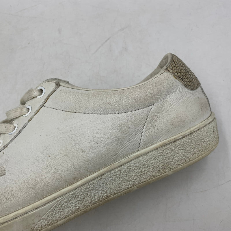 【現状渡し品】【メンズ】 386747 LOW CUT SNEAKERS ローカット スニーカー シューズ 靴 183-260324-ya-02-izu サイズ：8 カラー：ホワイト 万代Net店