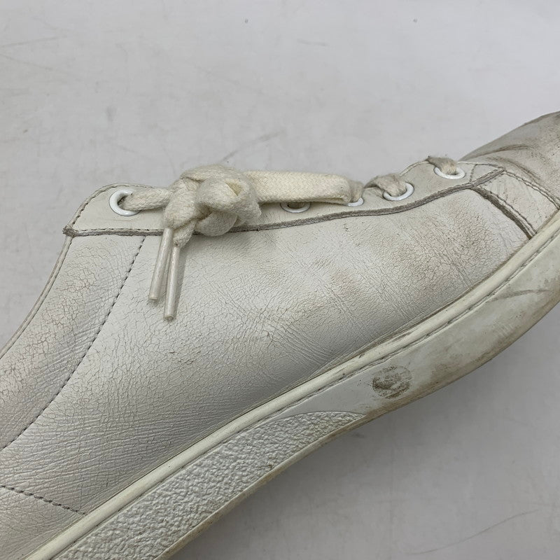 【現状渡し品】【メンズ】 386747 LOW CUT SNEAKERS ローカット スニーカー シューズ 靴 183-260324-ya-02-izu サイズ：8 カラー：ホワイト 万代Net店