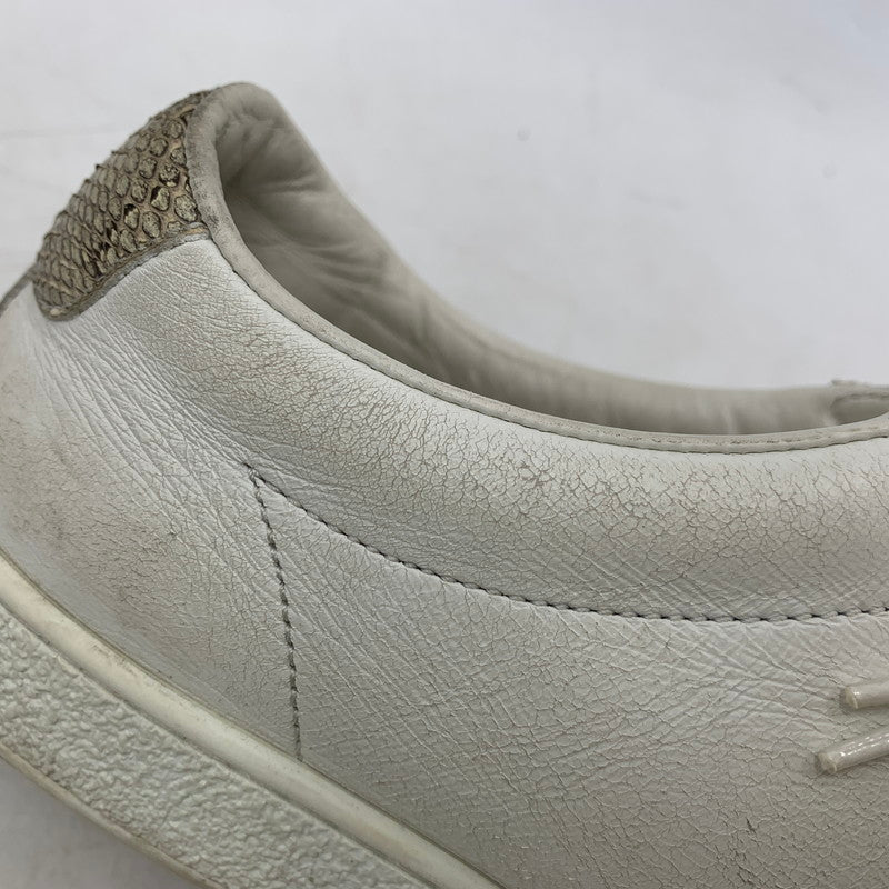 【現状渡し品】【メンズ】 386747 LOW CUT SNEAKERS ローカット スニーカー シューズ 靴 183-260324-ya-02-izu サイズ：8 カラー：ホワイト 万代Net店