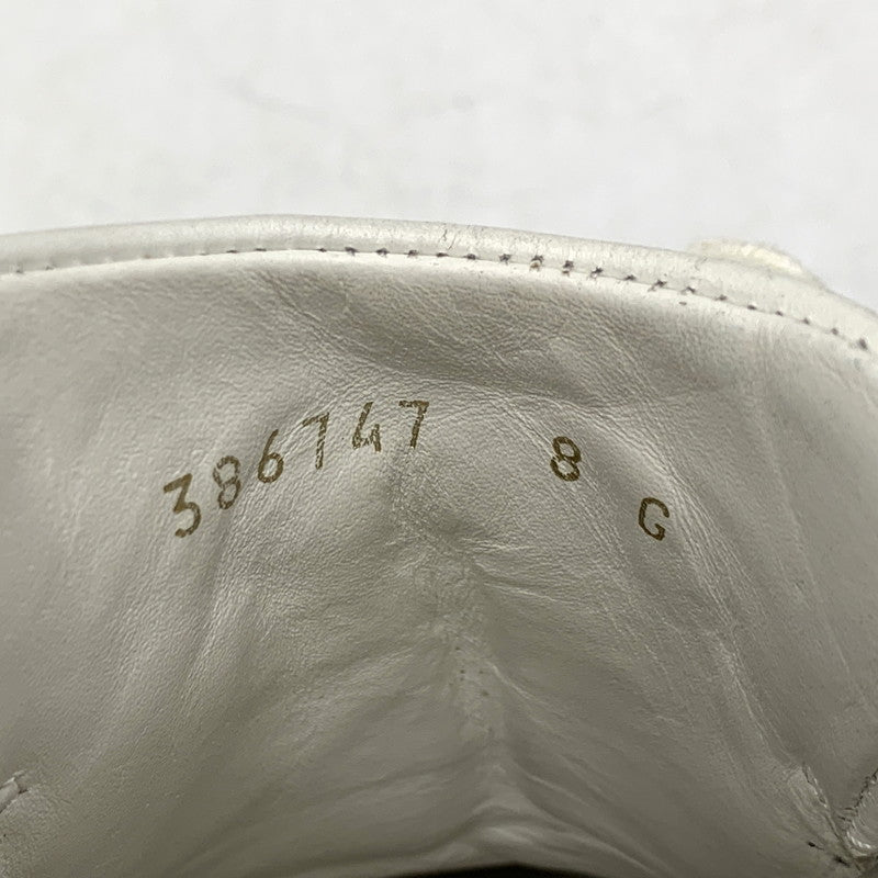 【現状渡し品】【メンズ】 386747 LOW CUT SNEAKERS ローカット スニーカー シューズ 靴 183-260324-ya-02-izu サイズ：8 カラー：ホワイト 万代Net店