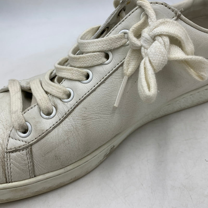 【現状渡し品】【メンズ】 386747 LOW CUT SNEAKERS ローカット スニーカー シューズ 靴 183-260324-ya-02-izu サイズ：8 カラー：ホワイト 万代Net店