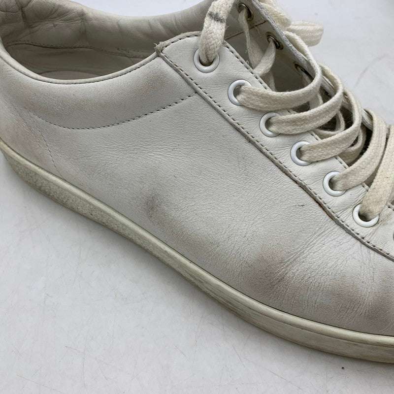 【現状渡し品】【メンズ】 386747 LOW CUT SNEAKERS ローカット スニーカー シューズ 靴 183-260324-ya-02-izu サイズ：8 カラー：ホワイト 万代Net店