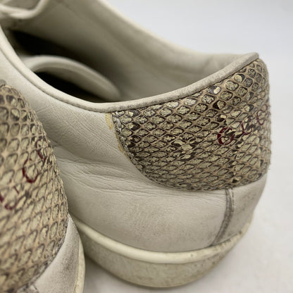 【現状渡し品】【メンズ】 386747 LOW CUT SNEAKERS ローカット スニーカー シューズ 靴 183-260324-ya-02-izu サイズ：8 カラー：ホワイト 万代Net店