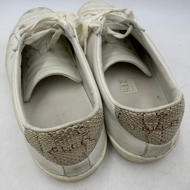 【現状渡し品】【メンズ】 386747 LOW CUT SNEAKERS ローカット スニーカー シューズ 靴 183-260324-ya-02-izu サイズ：8 カラー：ホワイト 万代Net店