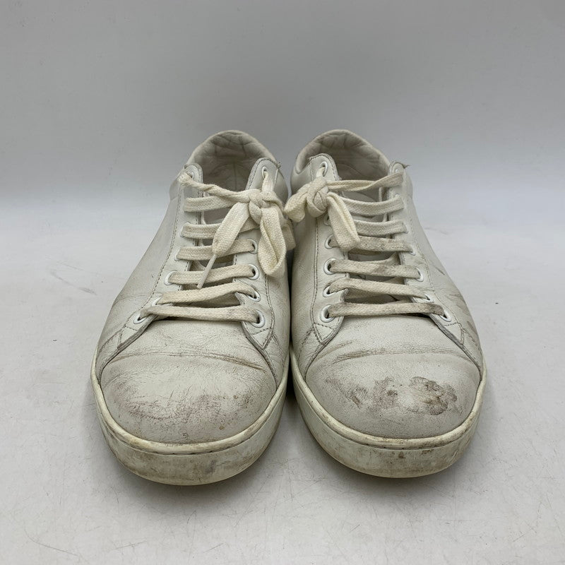 【現状渡し品】【メンズ】 386747 LOW CUT SNEAKERS ローカット スニーカー シューズ 靴 183-260324-ya-02-izu サイズ：8 カラー：ホワイト 万代Net店