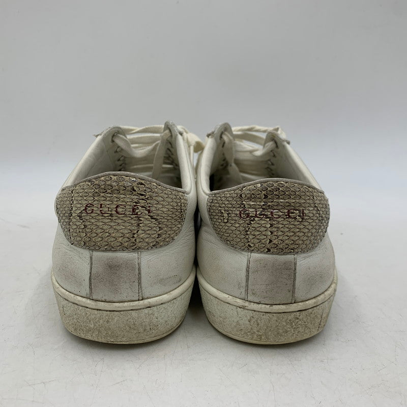 【現状渡し品】【メンズ】 386747 LOW CUT SNEAKERS ローカット スニーカー シューズ 靴 183-260324-ya-02-izu サイズ：8 カラー：ホワイト 万代Net店