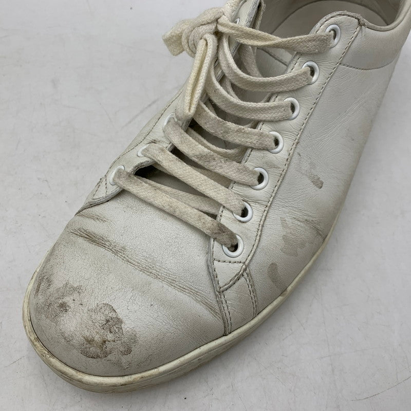 【現状渡し品】【メンズ】 386747 LOW CUT SNEAKERS ローカット スニーカー シューズ 靴 183-260324-ya-02-izu サイズ：8 カラー：ホワイト 万代Net店