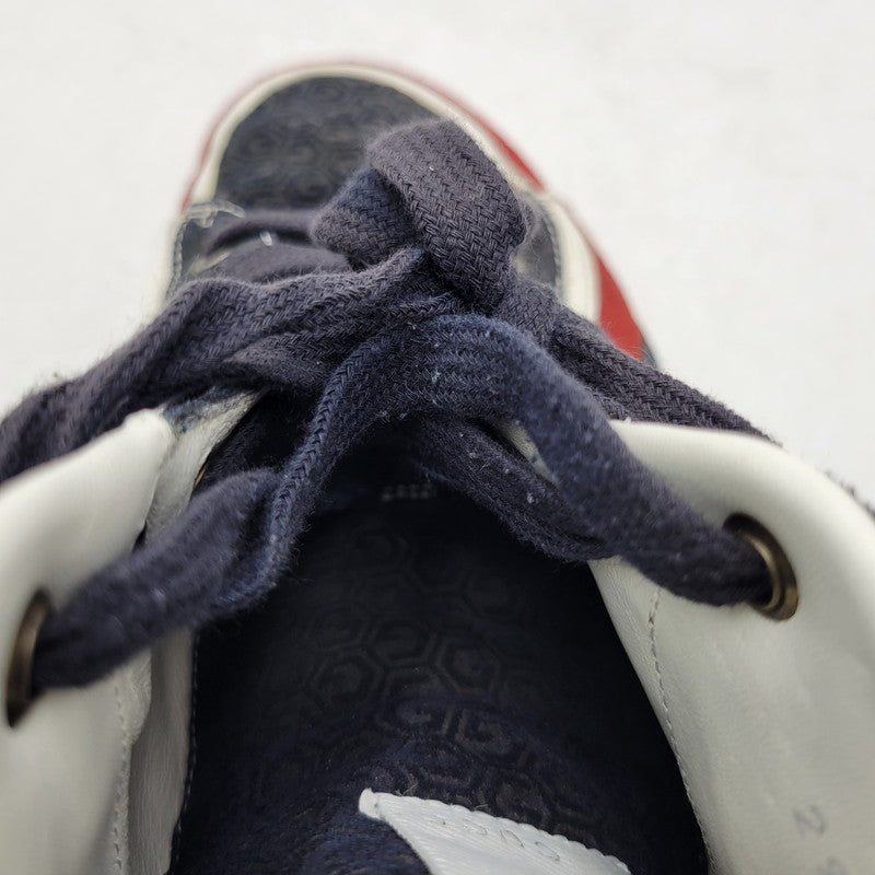 【中古品】【メンズ/レディース】 GUCCI グッチ SUEDE LEATHER HI CUT SNEAKERS 295195 スエード レザー ハイカット スニーカー シューズ 靴 183-260320-ay-04-izu サイズ：8 1/2 カラー：マルチ 万代Net店