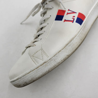 【中古品】【メンズ】 LOUIS VUITTON ルイ・ヴィトン LUXEMBOURG SNEAKER ルクセンブルグ スニーカー 靴 179-260320-kh-12-izu サイズ：8 カラー：ホワイト 万代Net店
