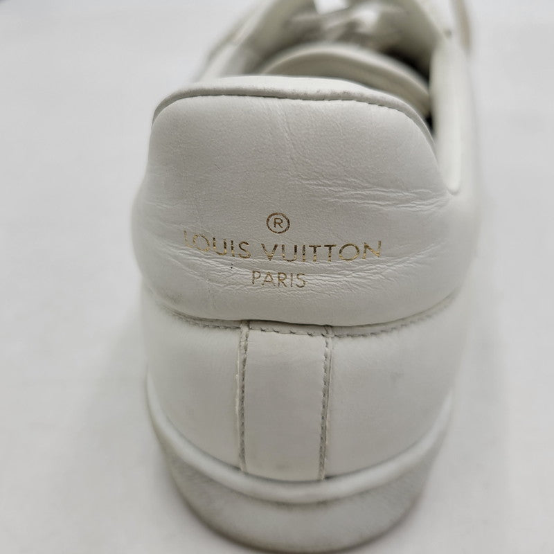 【中古品】【メンズ】 LOUIS VUITTON ルイ・ヴィトン LUXEMBOURG SNEAKER ルクセンブルグ スニーカー 靴 179-260320-kh-12-izu サイズ：8 カラー：ホワイト 万代Net店