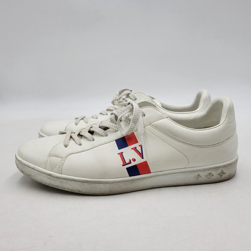 【中古品】【メンズ】 LOUIS VUITTON ルイ・ヴィトン LUXEMBOURG SNEAKER ルクセンブルグ スニーカー 靴 179-260320-kh-12-izu サイズ：8 カラー：ホワイト 万代Net店