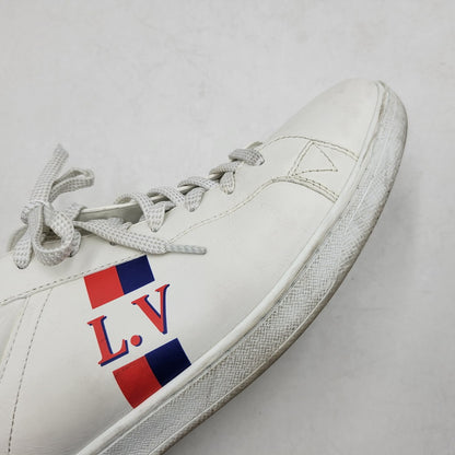 【中古品】【メンズ】 LOUIS VUITTON ルイ・ヴィトン LUXEMBOURG SNEAKER ルクセンブルグ スニーカー 靴 179-260320-kh-12-izu サイズ：8 カラー：ホワイト 万代Net店