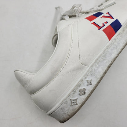 【中古品】【メンズ】 LOUIS VUITTON ルイ・ヴィトン LUXEMBOURG SNEAKER ルクセンブルグ スニーカー 靴 179-260320-kh-12-izu サイズ：8 カラー：ホワイト 万代Net店