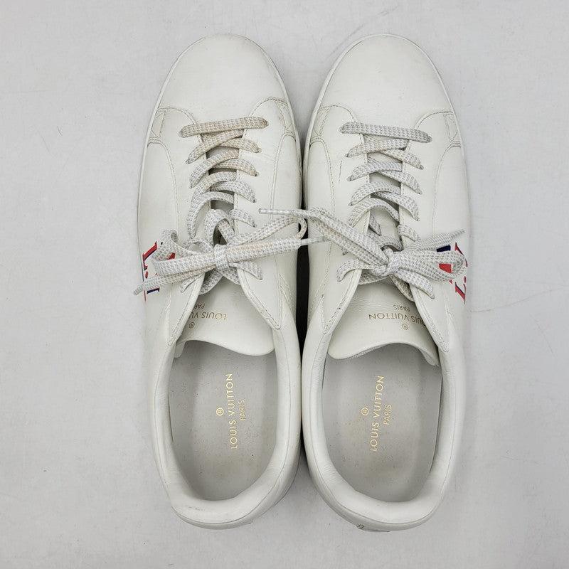 【中古品】【メンズ】 LOUIS VUITTON ルイ・ヴィトン LUXEMBOURG SNEAKER ルクセンブルグ スニーカー 靴 179-260320-kh-12-izu サイズ：8 カラー：ホワイト 万代Net店