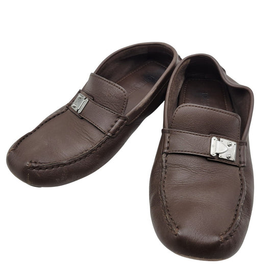 【中古品】【メンズ】 LOUIS VUITTON ルイ・ヴィトン LEATHER DRIVING SHOES FA0093 レザー ドライビング シューズ ローファー 靴 179-260320-ay-03-izu サイズ：8 1/2 カラー：ブラウン 万代Net店